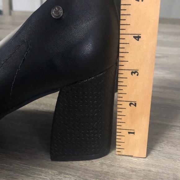 Comfort Flex Women’s Angela Pumps Black Block Heel Shoes Size 10 - Picture 9 of 14